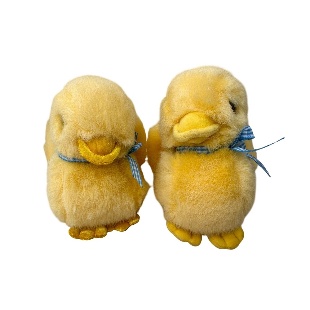 Chosun Plush Yellow Chick Set 2 Easter Stuffed Animal Lovey Kids Toy Nursery 6"